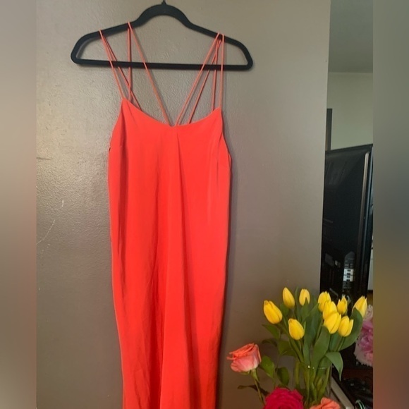 💐💐Like New💐💐Coral Maxi dress- Small - Picture 5 of 10